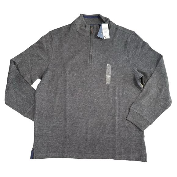 Club Room Men's Classic Fit Quarter Zip Sweater Size L $60 - Picture 2 of 7